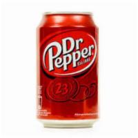 Dr Pepper · 12 oz. can.
