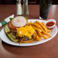 Pub Burger · Classic all American burger with your choice of toppings.