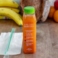 Energy & Metabolism - Orange Aid Solution Juice · Carrot, apple, orange, pineapple, raw agave, cayenne root.