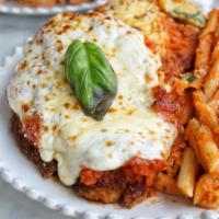 Penne Ala Vodka with Chicken · Served with Italian bread