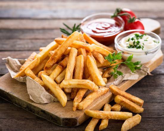 French Fries · Fresh basket of hand-cut potatoes.