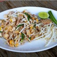 The Lamb Pad Thai · Classic. Thai delicacy of rice noodles with lamb, peanuts, basil, and tamarind.