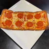 Build Your Own Flatbread Pizza · Pizzas with red, white, or pink pizza sauce, mozzarella and 1 topping. Extra toppings for an...