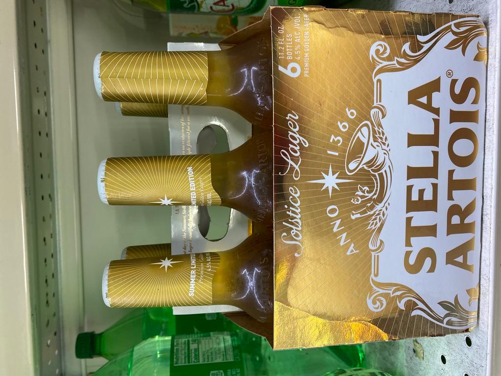 Stella Artois Premium Golden 12 oz. 6 Pack Bottle  · Must be 21 to purchase.