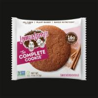  Lenny & Larry's Complete Cookie - Snickerdoodle - 4 oz (Vegan (Plant Based), Kosher, No Added Sugar, High Protein)  ·  Satisfyingly firm and chewy, our delectable Snickerdoodle vegan protein cookie is packed wi...