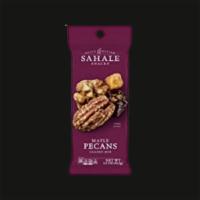  Sahale Grab & Go - Maple Pecan Glazed Mix - 1.5 oz (Gluten Free, Kosher, Non-Gmo)  ·  Roasted pecans and walnuts. Sweet cherries and apples. Our maple sugar and cinnamon glaze. 