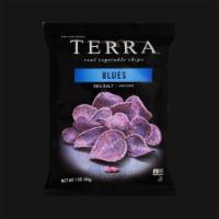  Terra Chips - Blue - 5 oz (Fiber Rich & No Added Sugar)  ·  Vibrant bluish-purple in color, with a slightly nutty flavor, they’re simply unforgettable....