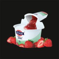  Total Greek Yogurt - 2% Strawberries Yogurt - 5.3 oz (Kosher, Gluten Free, Non-Gmo, High Protein)  ·  Perfectly ripe strawberries paired with fage total’s creamy low-fat yogurt. 