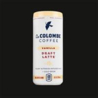  La Colombe Draft Latte Vanilla - 9 oz (Kosher, Gluten Free, Lactose-Free)  · Experience the full taste and texture of a true vanilla latte, complete with a frothy layer ...