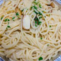 P1. Pasta with Garlic and Oil · 