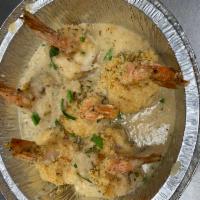 E14. Shrimp Oreganata · Shrimp seasoned in our homemade breadcrumbs and sauteed in garlic and oil.