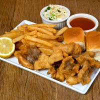Fish Nuggets · Comes with French Fries, Cole Slaw, Roll and a Drink
