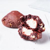 9. White Chocolate Red Velvet Cookie · 