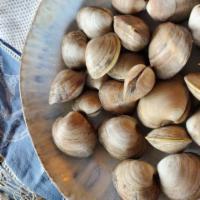 Littleneck Clams (12pc) · We Have Been Using Rhode Island Clams for 20 Years - Fresh and Beautiful. 

1” – 2” Width Ac...