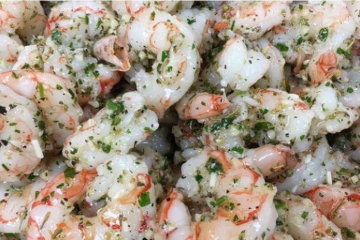 Shrimp Scampi (lb) * Buy 1lb & get 1/2lb FREE* · Large Peeled and Deveined Shrimp that Are marinated in Our Scampi Sauce that Just Needs a 5-minute saute and you are enjoying dinner. Buy 1 Lb Get 1/2 Lb N/C