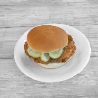 Original Chicken Sandwich · Contains Fried Chicken with our special recipe and sliced pickles