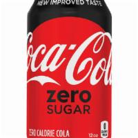 Coke Zero · The great taste of Coca-Cola® with zero calories.