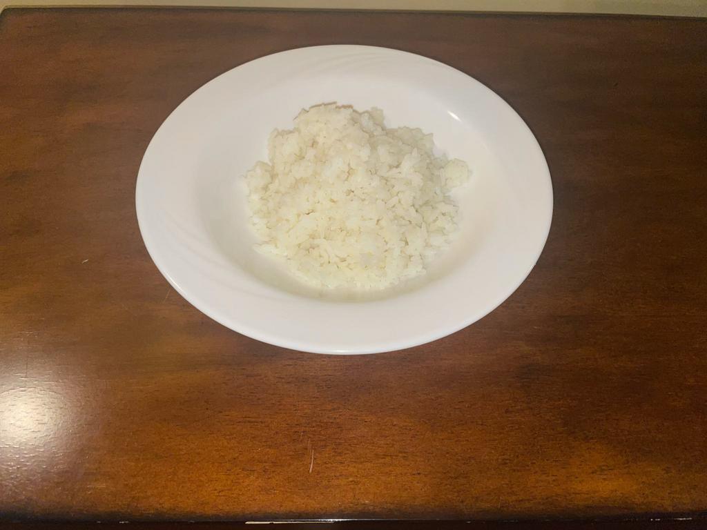 Small White Rice · Gluten free, vegan and vegetarian.
