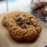 Jumbo Brownie Cookie · Our signature chocolate chip cookie with brownie and chocolate chunks.