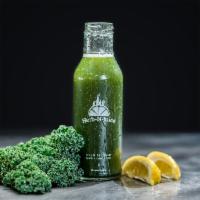 Power Juice · Kale, green apple, cucumber, celery, pineapple, lemon, lime, ginger.