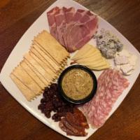 Cheese & Charcuterie Plate · rosemary crackers...great to share!