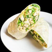 1. Chicken Caesar Wrap · With Cajun chicken, croutons, romaine lettuce and Parmesan cheese on a traditional wrap.