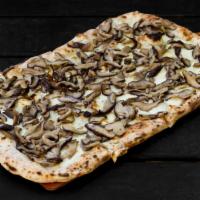 (LG) Mushroom · Fresh Mozzarella, Cremini Mushroom, Parmesan, Truffle Oil