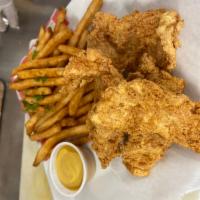 Chicken Fingers  · Served with a side of our homemade potato chips. 