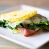 Zero Carb · Spinach and egg topped with your choice of meat and cheese.