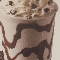 Cookies and Cream Ice Cream Milk Shake · Sweet cream ice cream, Oreo cookies, whipped cream and fudge