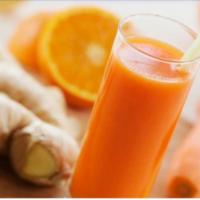 Healthy Energy · Carrot, Cucumber, Apple, Lemon, Orange and Ginger.