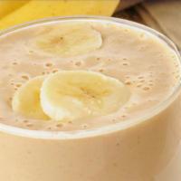 Peanut Butter Nana Smoothie · Peanut butter and banana blended with coconut milk and soy or almond milk.