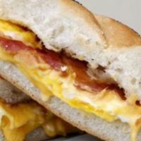 Bacon, Egg and Cheese Breakfast Sandwich · 