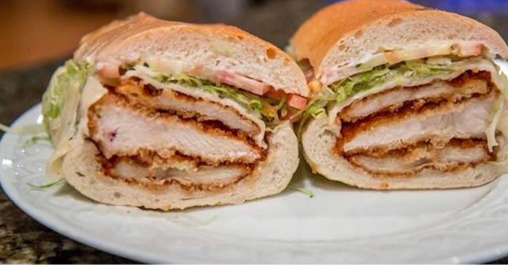 Breaded Chicken Cutlet Sandwich · Cheese, Lettuce and Tomatoes.