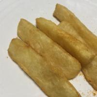 Yuca fries  · Fried cassava served with sour cream 