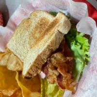 BLT Sandwich · An old favorite with bacon, lettuce, tomato and mayo served on white, wheat or rye toast.
