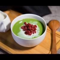 matcha  pudding  · 