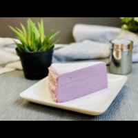 purple yam crepe cake · 