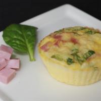 Spinach and Ham Souffle · Made with boars head ham. Gluten-free.