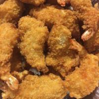 11. Fried Baby Shrimp · 15 pieces. Camarones bebe frito.