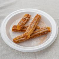 Churros · Fried pastry dusted with cinnamon sugar. 