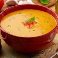 Zesty Tomato Parmesan Soup Home · Our new creamy tomato and Parmesan cheese soup features the savory flavors of garlic and oni...