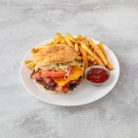 Super Bacon Cheese Burger Deluxe · 