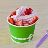 Strawberry · Add toppings for an additional charge.