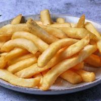 Handcut Fries · Fresh cut idaho potato with kosher salt.