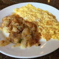 Cheese Omelette · Served with toast and home fries. 