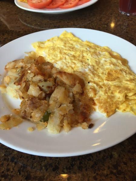 Cheese Omelette · Served with toast and home fries. 