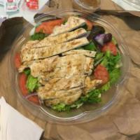 Special House Salad · Fresh lettuce, tomatoes, olives, cucumbers, onions and green peppers. Dressing served on the...
