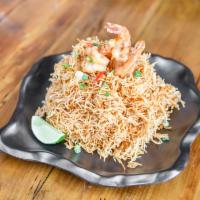 Mee Grob K21 ( With Shrimp Or Tofu ) · Thai crispy fried noodles With Shrimp or tofu. Crispy deep fried noodles coated with K21 sau...