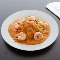 Jambalaya with Shrimp · Tomato and pepper.